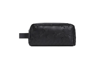Bottega Veneta Intrecciato Travel Pouch "Black"