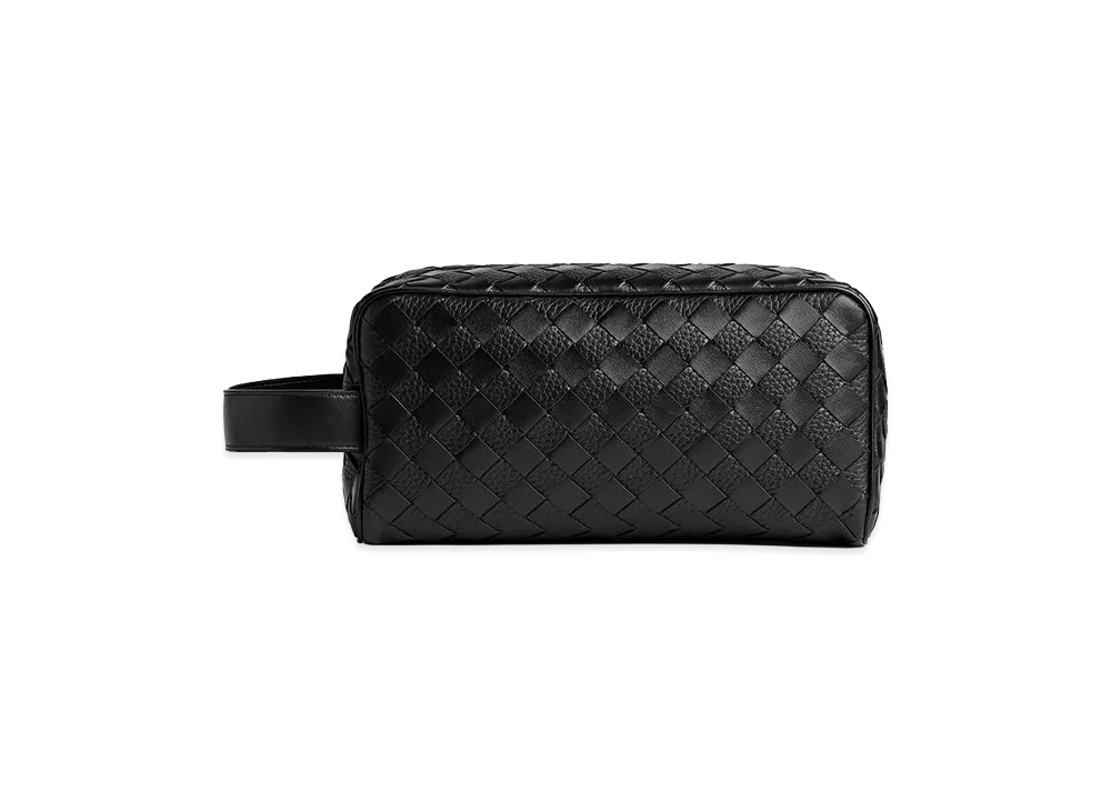 Bottega Veneta Intrecciato Travel Pouch "Black"