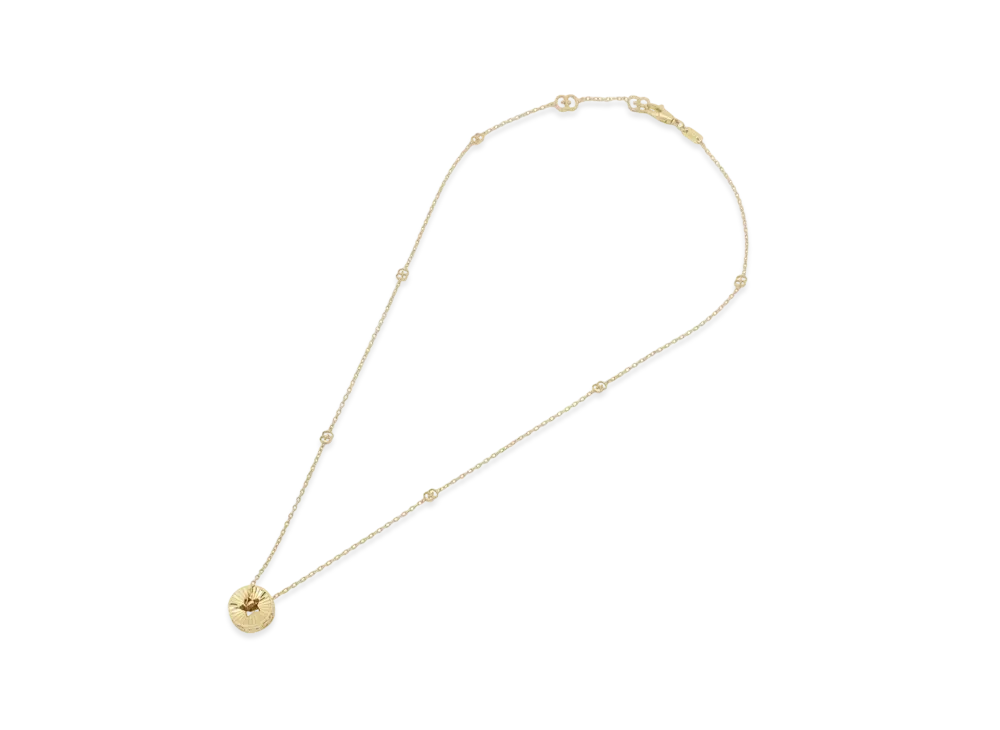 GUCCI Icon Star Necklace "Yellow Gold"