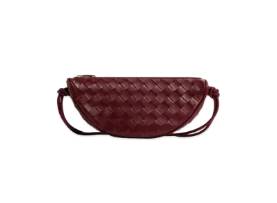 Bottega Veneta Intrecciato Braided Rope Clutch "Barolo"