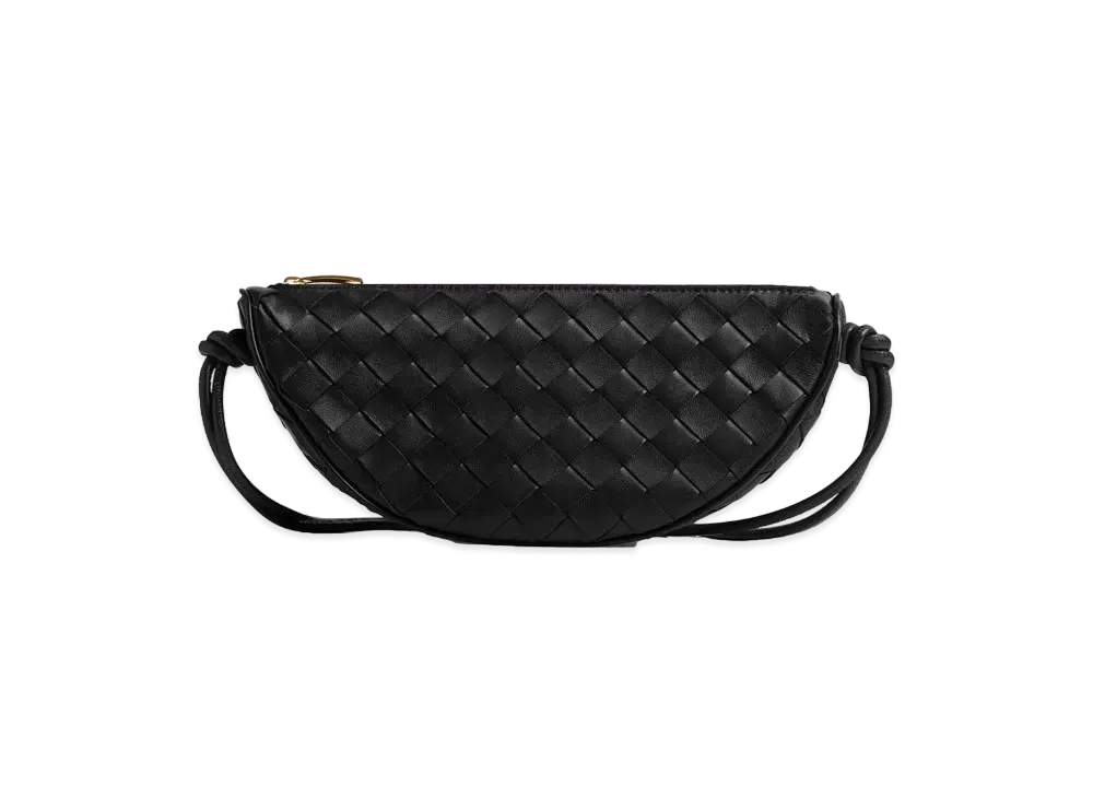 Bottega Veneta Intrecciato Braided Rope Clutch "Black"