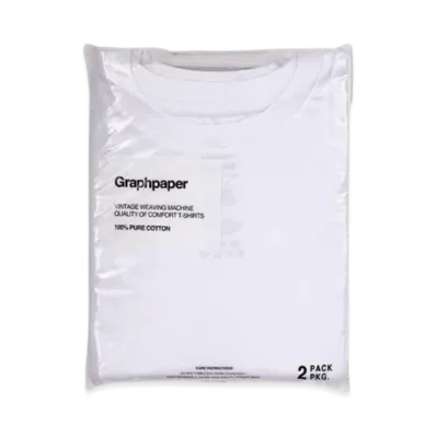 Graphpaper 2-Pack Crew Neck Tee "White"
