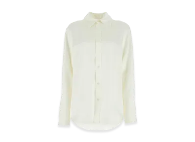 Bottega Veneta Women's Satin Shirt "Ivory"