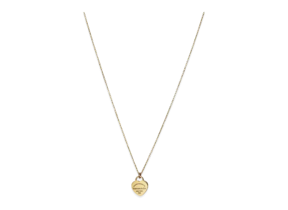 Tiffany & Co. Return to Tiffany Mini Heart Tag Pendant 18K "Yellow Gold"