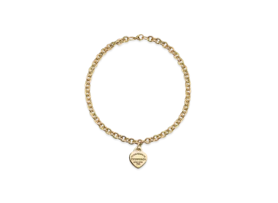 Tiffany & Co. Return to Tiffany Heart Tag Necklace "Yellow Gold"