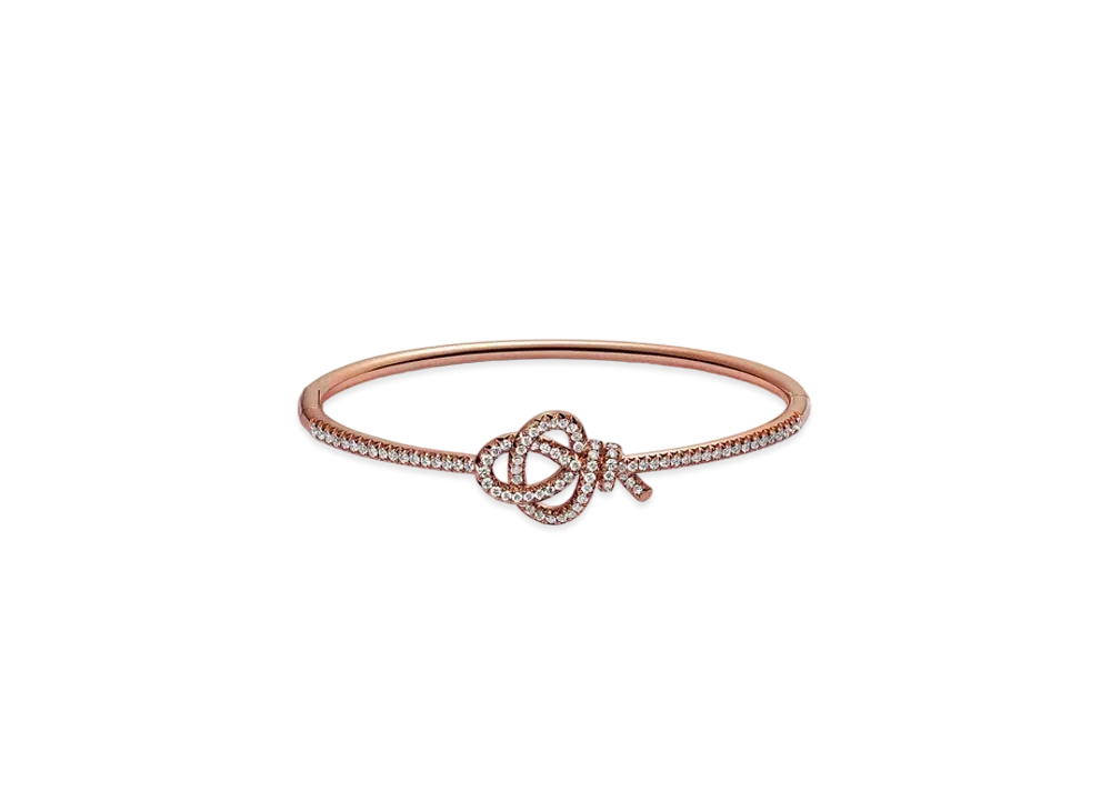 Tiffany & Co. Hinged Bracelet with Diamonds "Rose Gold"