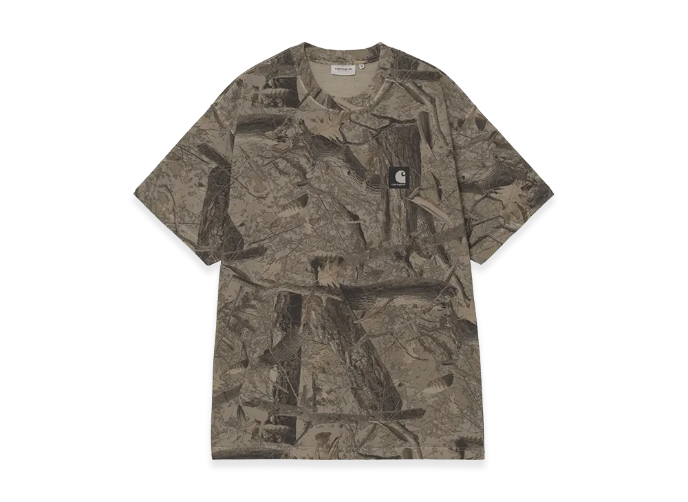 Carhartt WIP S/S Feather Tree T-Shirt "Camo Feather Tree/Khaki/Shungite/Garment Dyed"