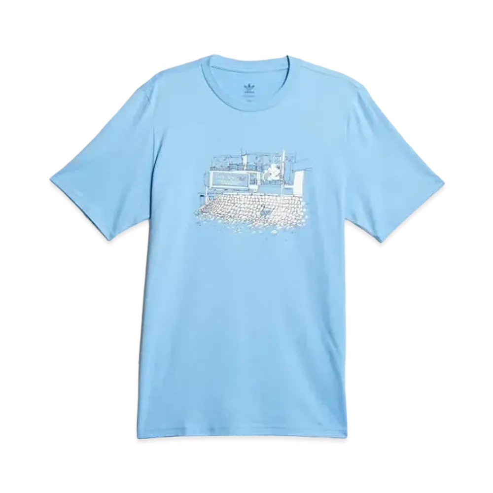 adidas Henry Jones Nora Short Sleeve Tee "Light Blue/Multi"