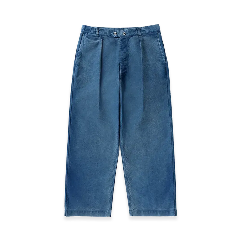 A.PRESSE Vintage French Work Pants "Blue"