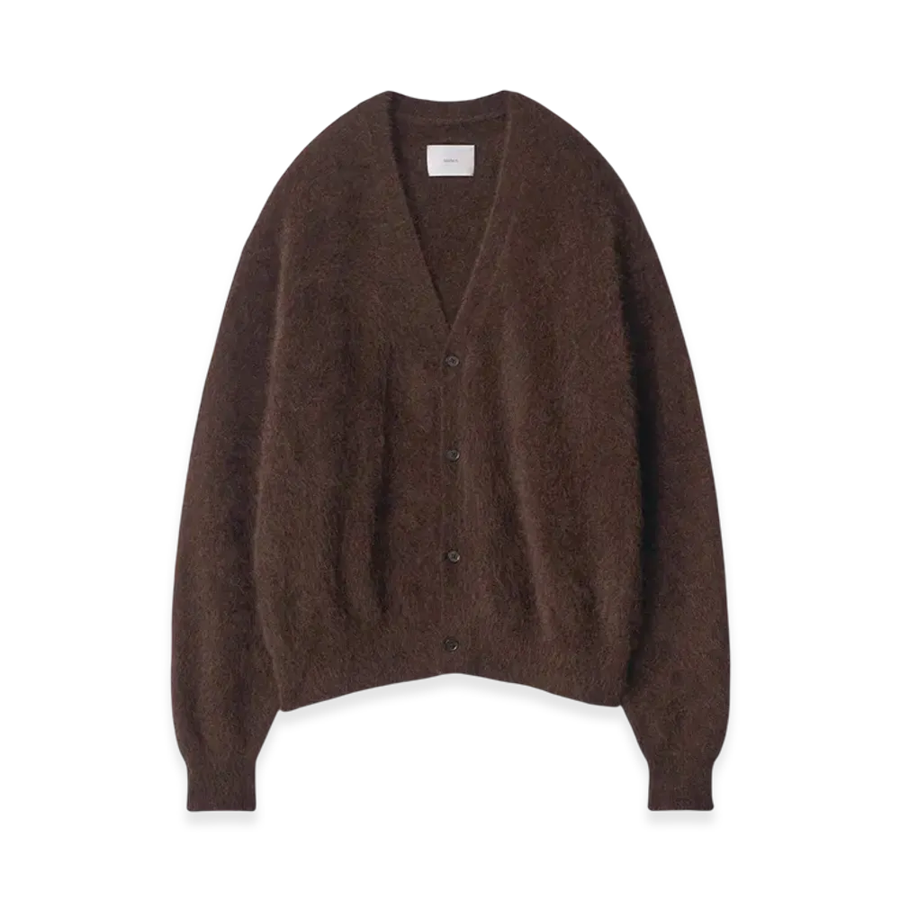 ssstein Racoon Knit Cardigan "Dark Brown"