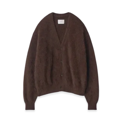 ssstein Racoon Knit Cardigan "Dark Brown"