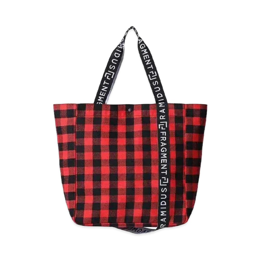 FRAGMENT x RAMIDUS Box Tote Bag (L) "Red"