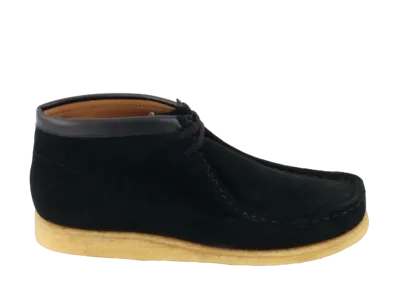 REGAL Moccasin Boots Calf Leather Suede "Black" 72ELBD