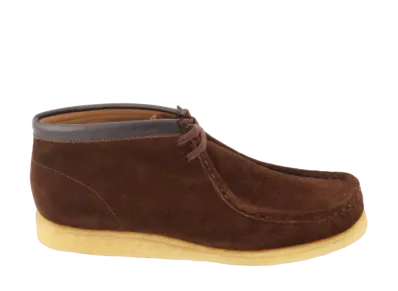 REGAL Moccasin Boots Calf Leather Suede "Dark Brown" 72ELBD