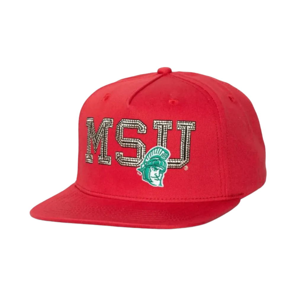 Travis Scott x M&N x Michigan State University Hat "Red"