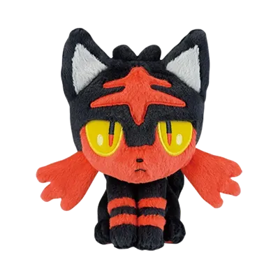 BANDAI "Ichiban Kuji" -Pokemon 30th ANNIVERSARY vol.2- E Prize Alola starter trio plushies - Litten