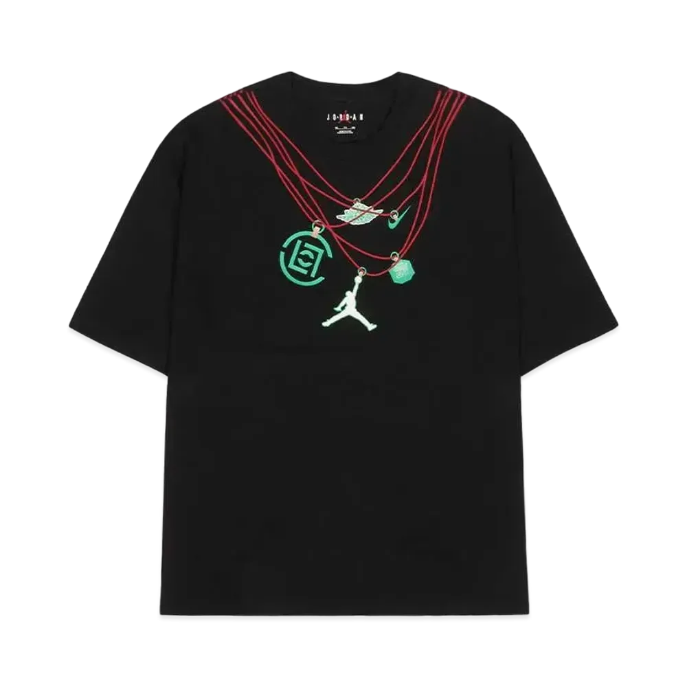 Jordan x Clot Short Sleeve T-shirt "Black"