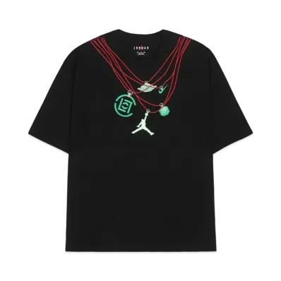 Jordan x Clot Short Sleeve T-shirt "Black"