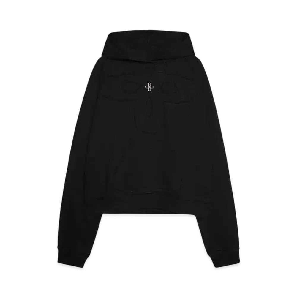 SURGERY clover logo patchs sweat hoodie "BLACK"
