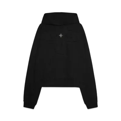 SURGERY clover logo patchs sweat hoodie "BLACK"