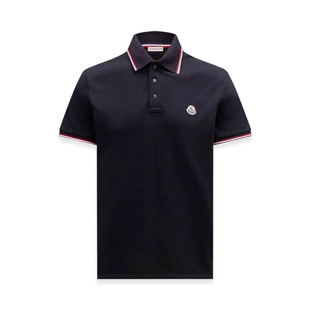 MONCLER Polo Shirt "Navy Blue"