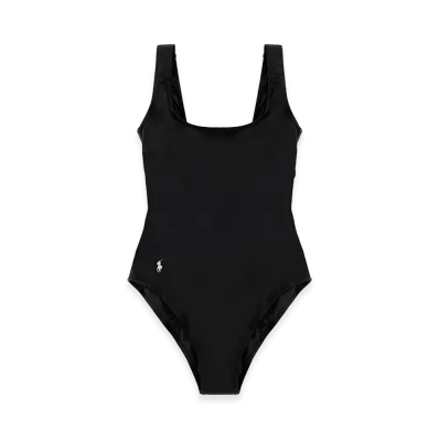 Polo Ralph Lauren Women's Martinique One-Piece Swimsuit "Black"
