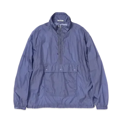 AURALEE Washed Super Light Airy Nylon Anorak "Light Purple"