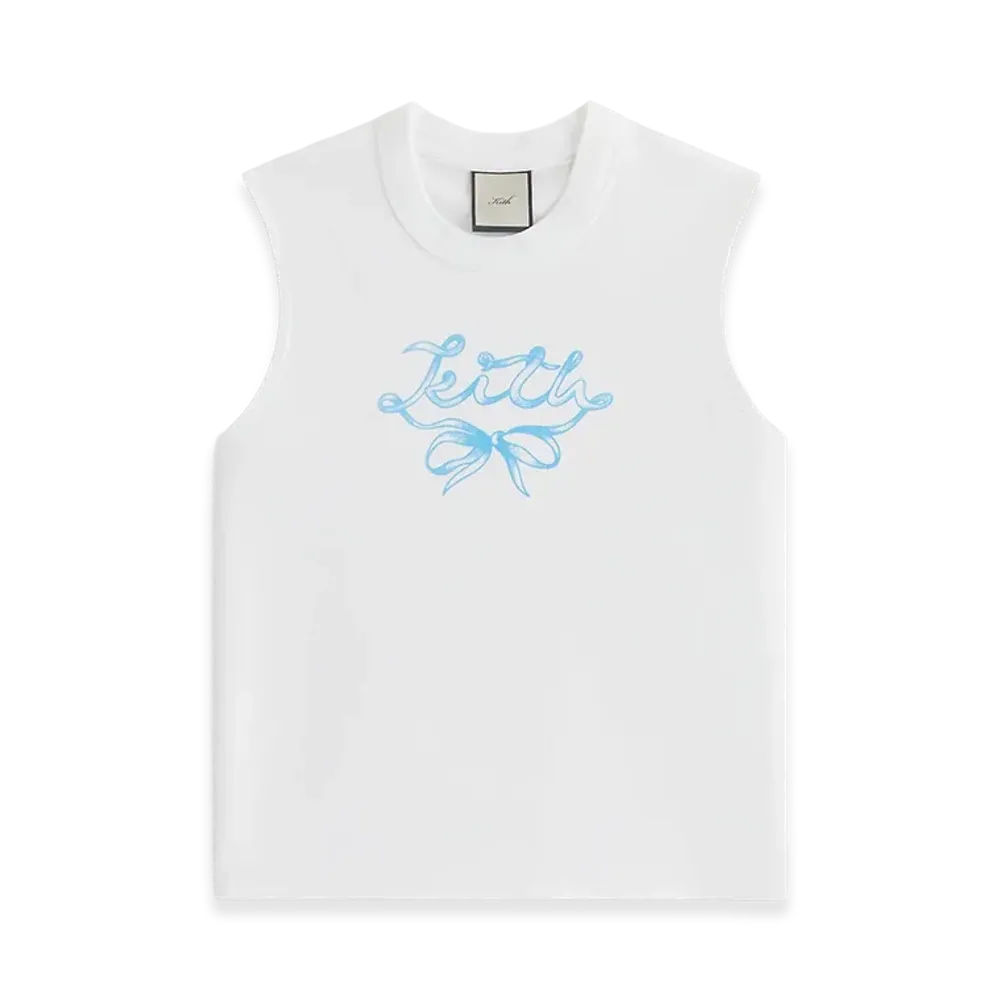Kith Women's Tallen Ribbon Muscle Tank "White"