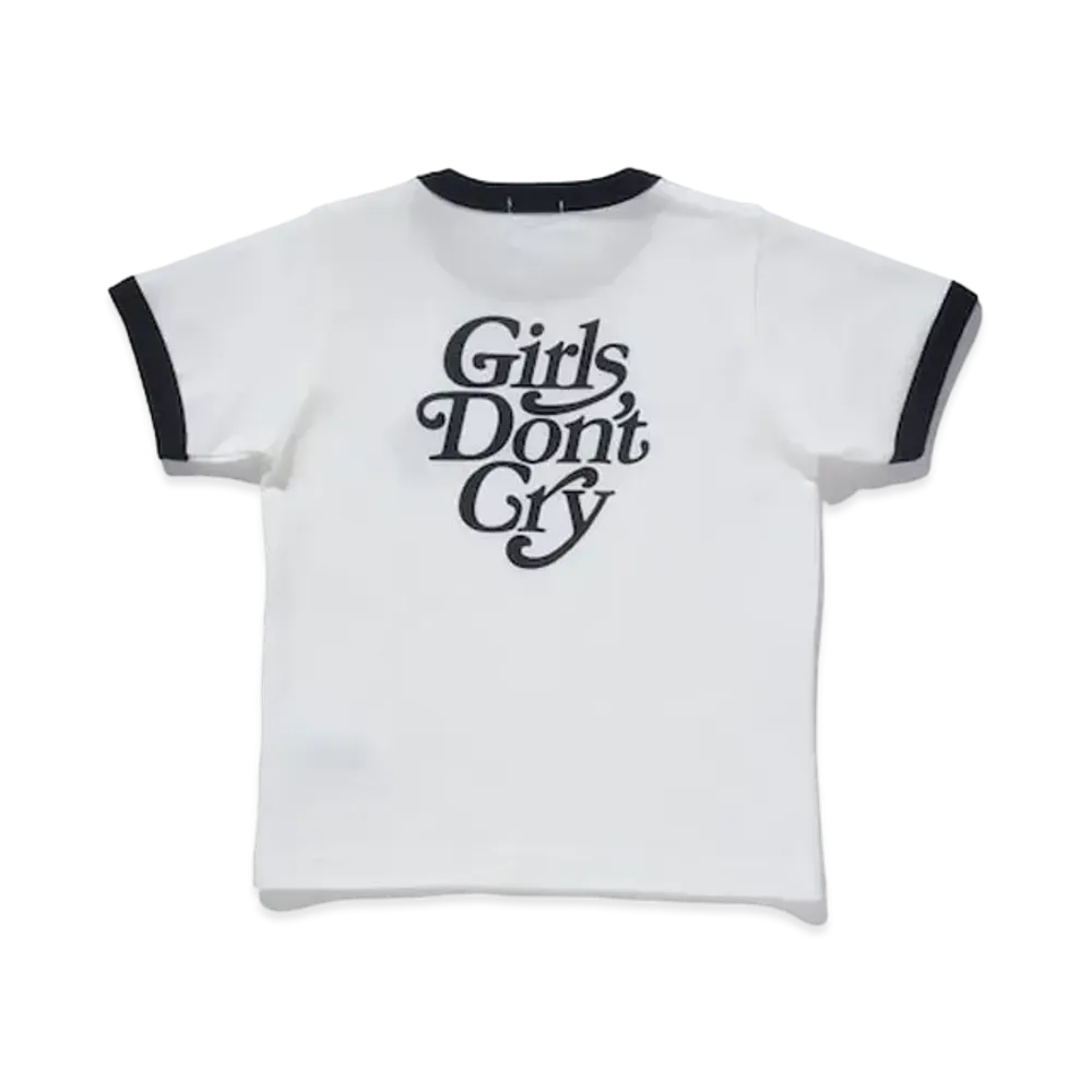 Girls Don't Cry Ringer Baby Tee1 "White/Black" / VERDY