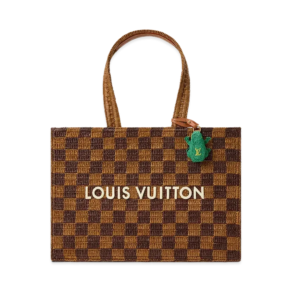 Louis Vuitton Shopper Tote MM "Natural Rust"