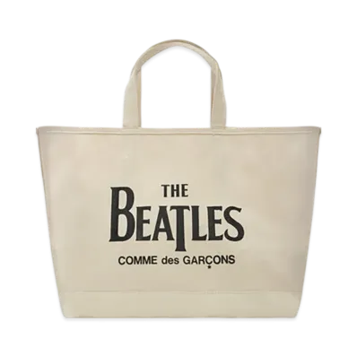 COMME des GARCONS x The Beatles Cotton Canvas Boat Bag "Beige"