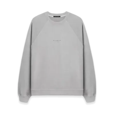 STAMPD Stack Logo Raglan Crewneck "Grey"