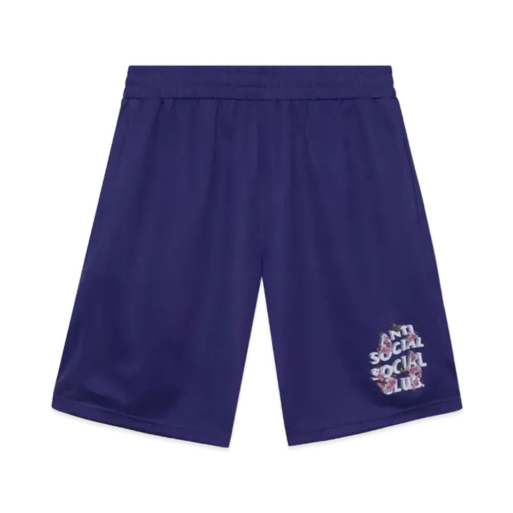 ANTI SOCIAL SOCIAL CLUB FA22 Drama Club Purple Mesh Shorts "Purple"