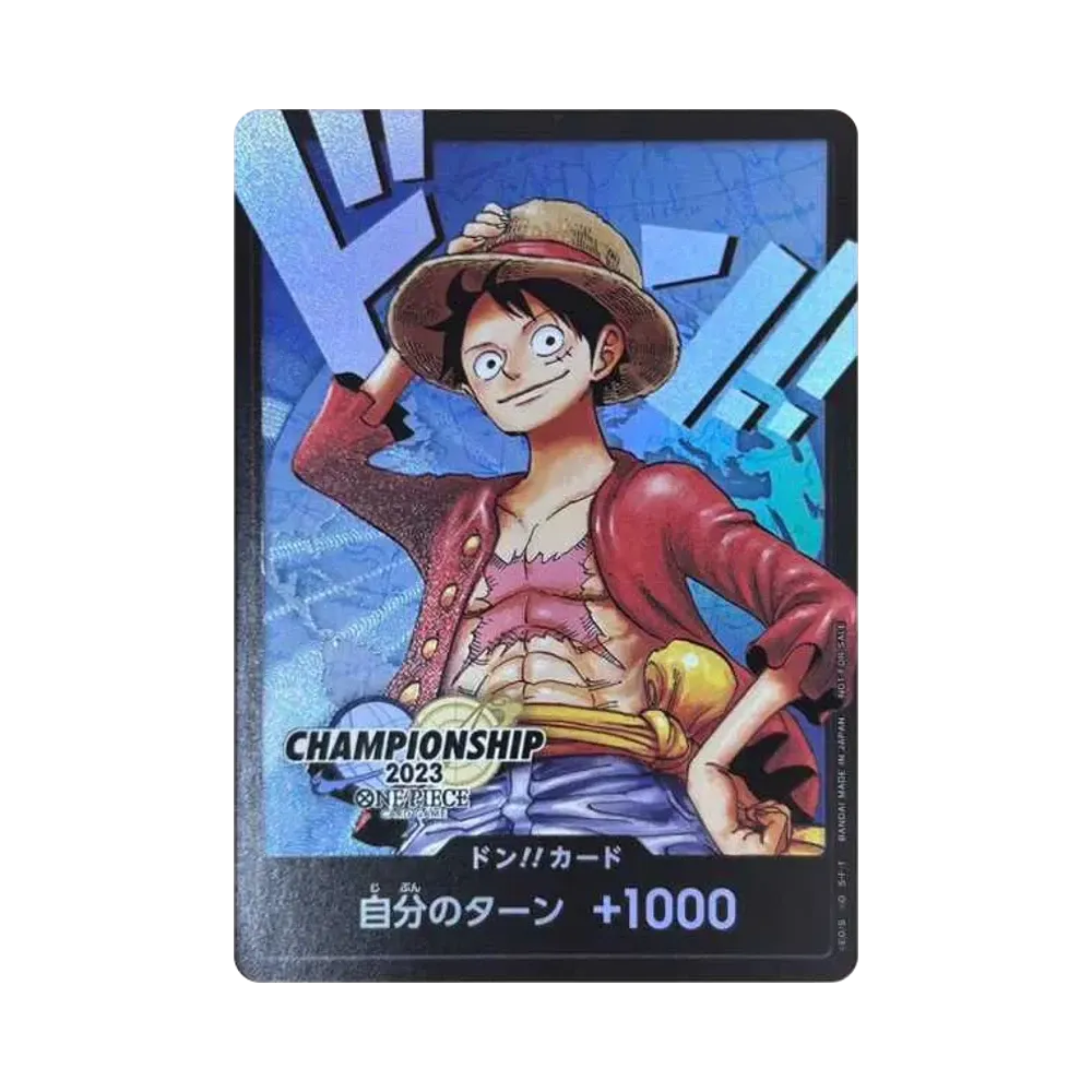 DON!! Card : Monkey.D.Luffy (Promotional Card "Champion Ship 2023 World Final Prize")