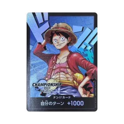 DON!! Card : Monkey.D.Luffy (Promotional Card "Champion Ship 2023 World Final Prize")