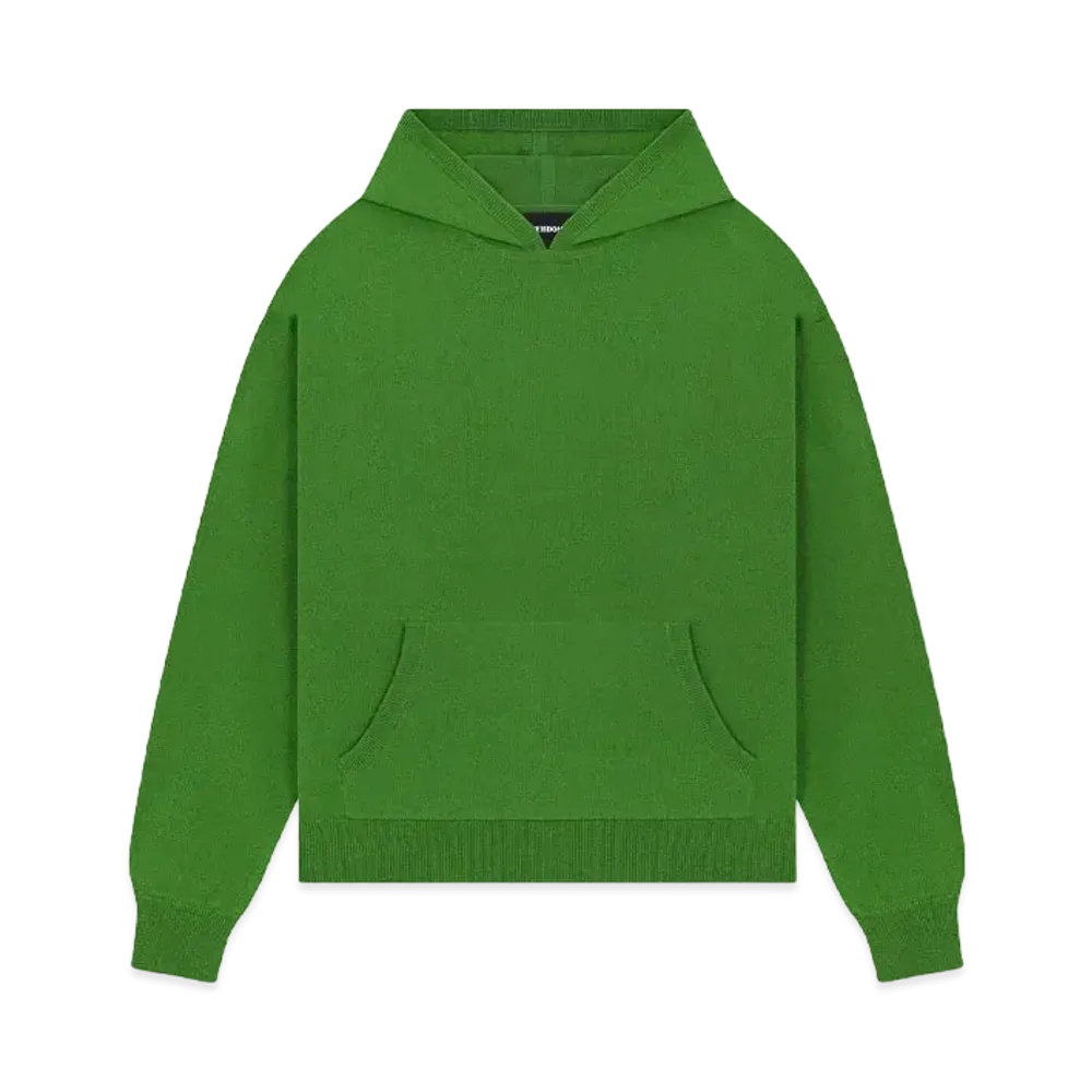 WE11DONE Logo Knit Hoodie "Olive"