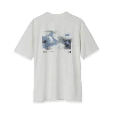 The North Face Short Sleeve GTD Melange Graphic Crew "Greyish White"