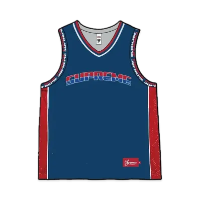 Supreme Reversible Basketball Jersey "Royal"