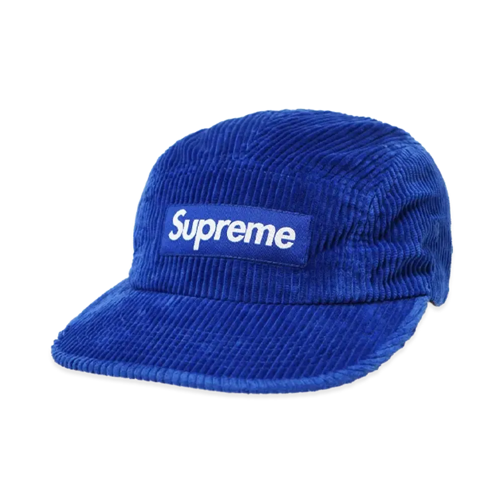 Supreme Corduroy Camp Cap "Royal"