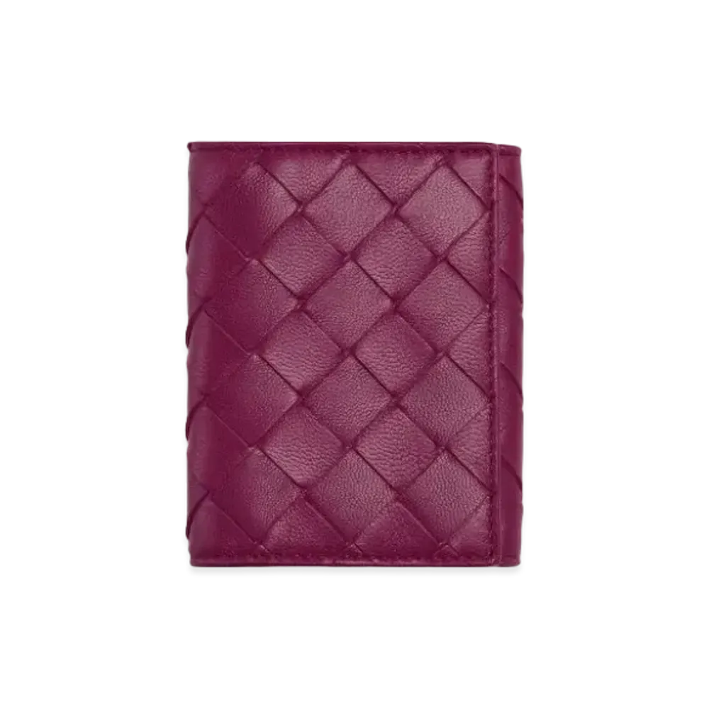 Bottega Veneta Bifold Card Holder "Cinnabar"