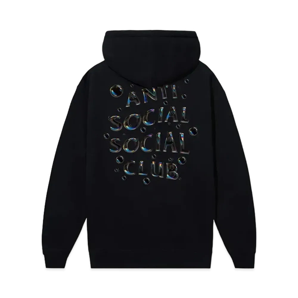 ANTI SOCIAL SOCIAL CLUB Bubbles Logo Hoodie "Black"