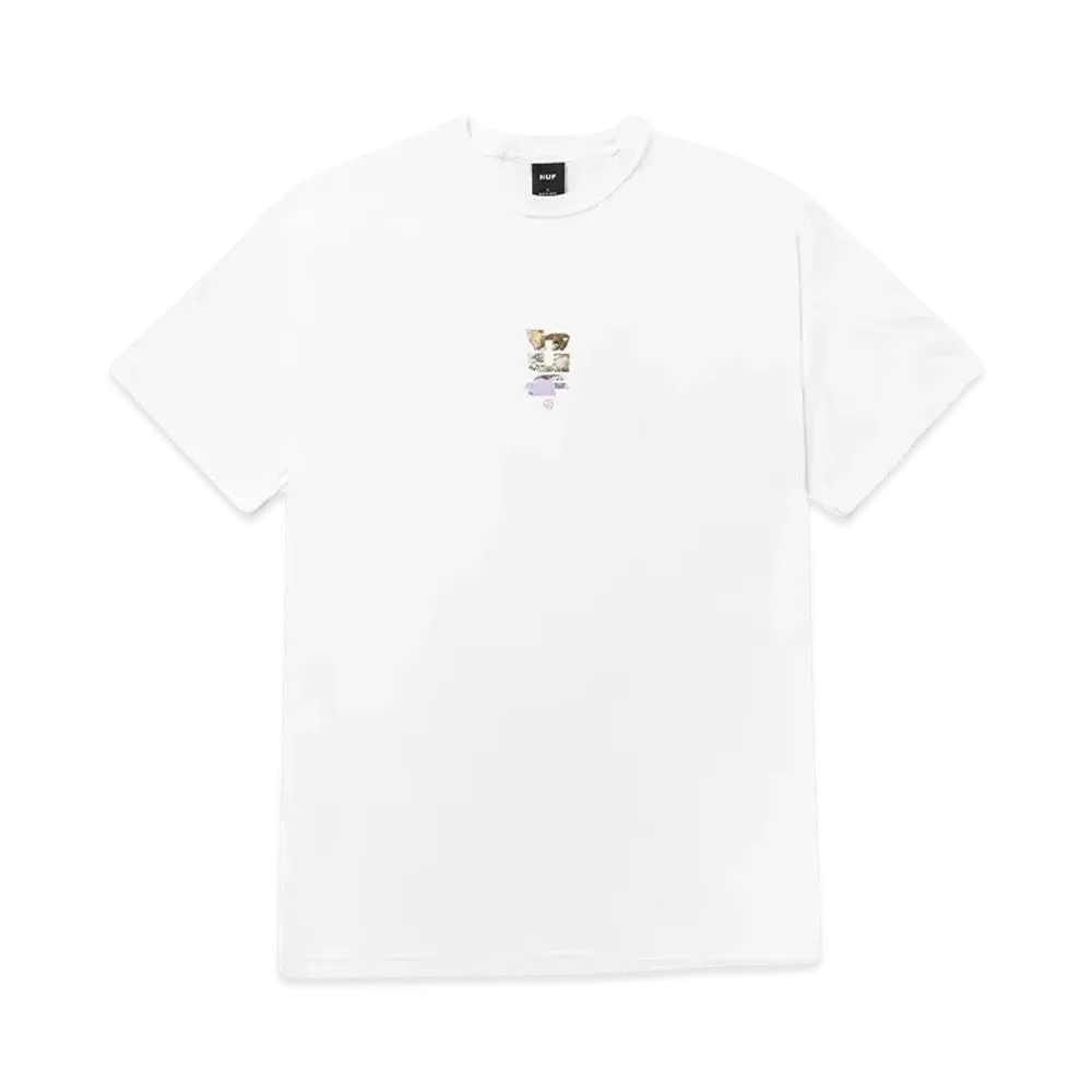 HUF x REALTREE Megablast Tee "White"