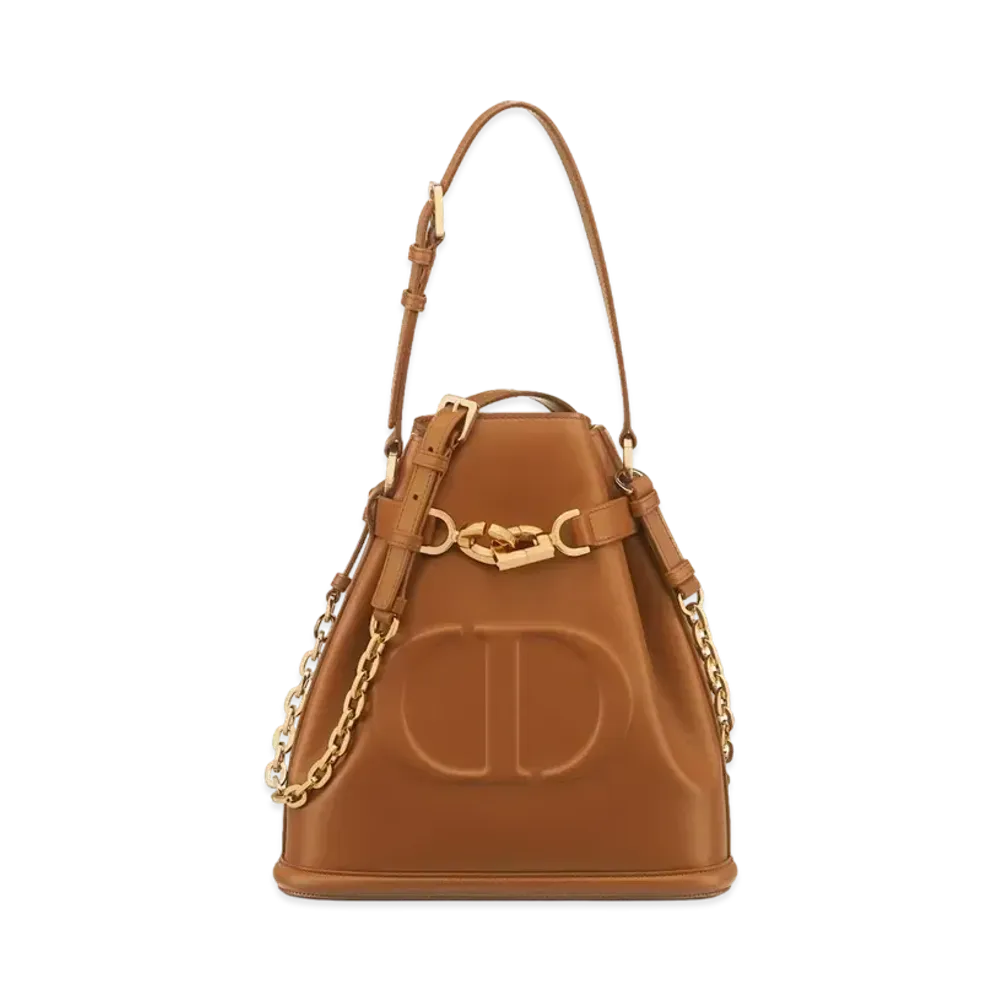 Dior Medium Cest Dior Bag CD Embossed Calfskin "Golden"