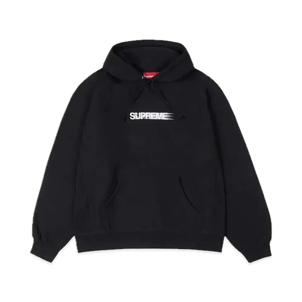 Supreme Motion Logo Hooded Sweatshirt "Black" (23SS)