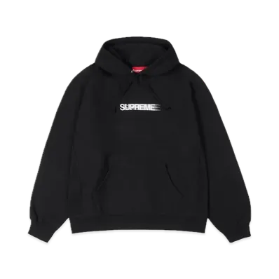 Supreme Motion Logo Hooded Sweatshirt "Black" (23SS)