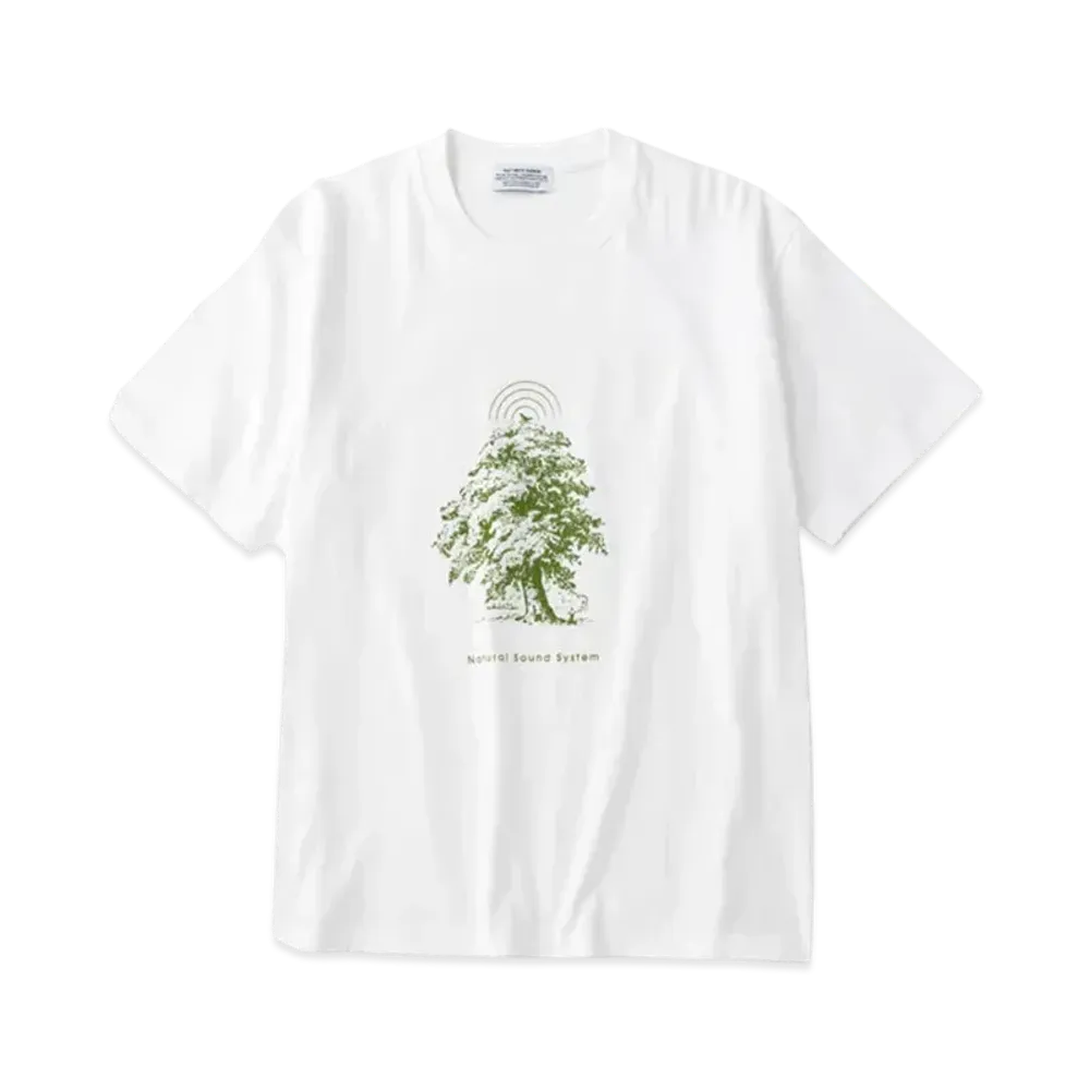 Graphpaper 0579 Natural Sound System T-Shirt "White"