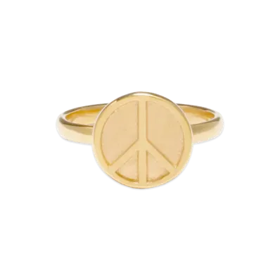 NEEDLES Ring Peace Plate "Gold"