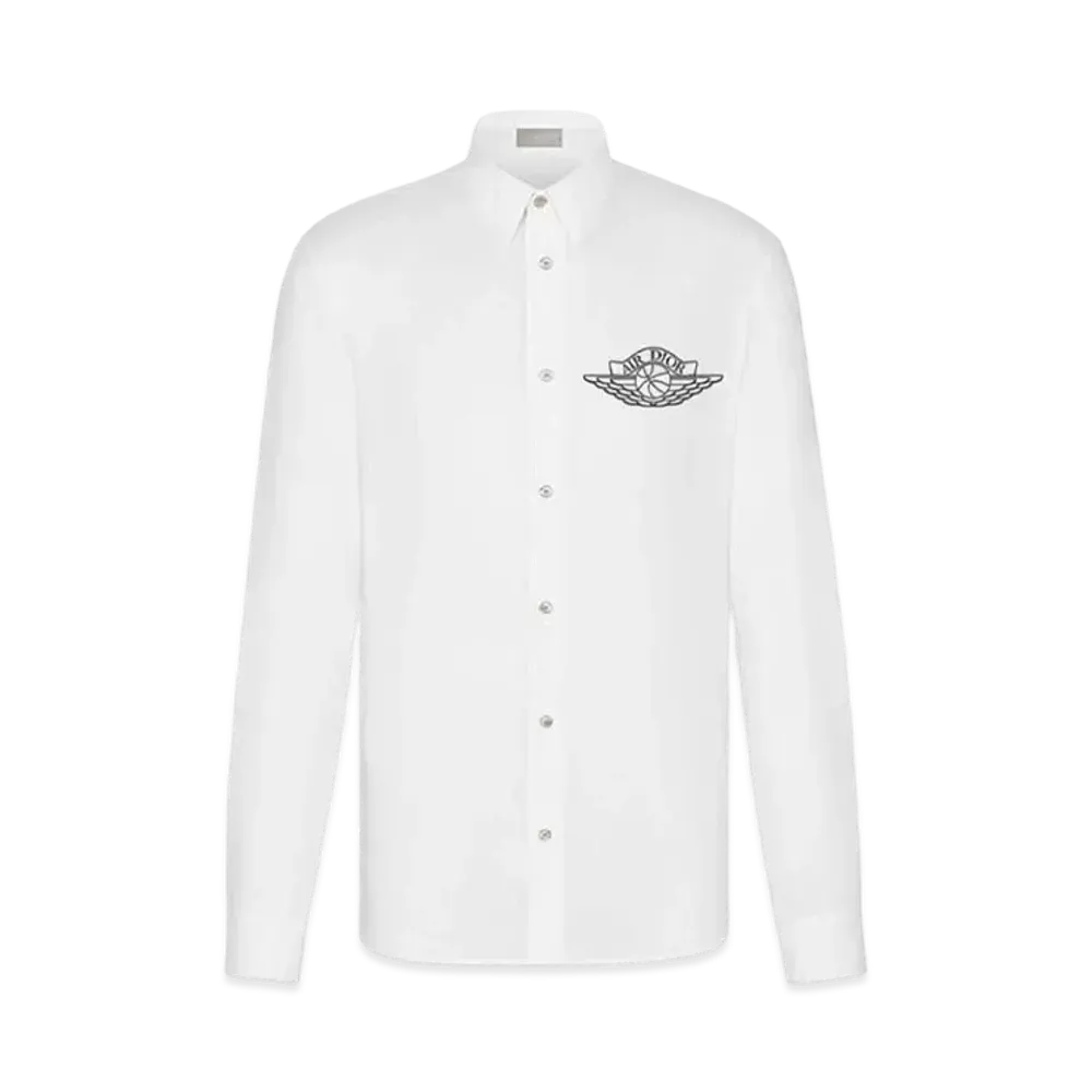 Dior x Air Jordan Wings L/S Shirt "White"