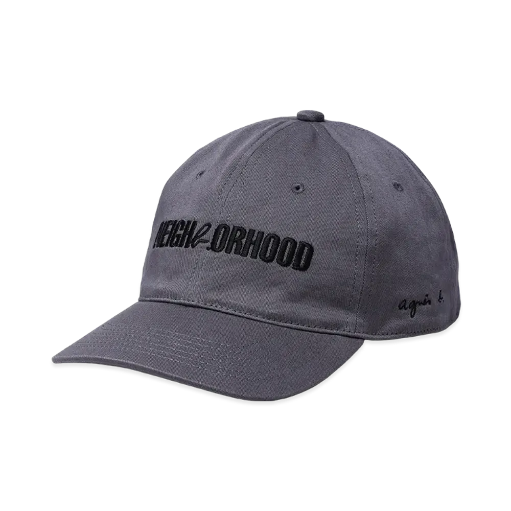 NEIGHBORHOOD x agnes b. Baseball Cap "Gray"