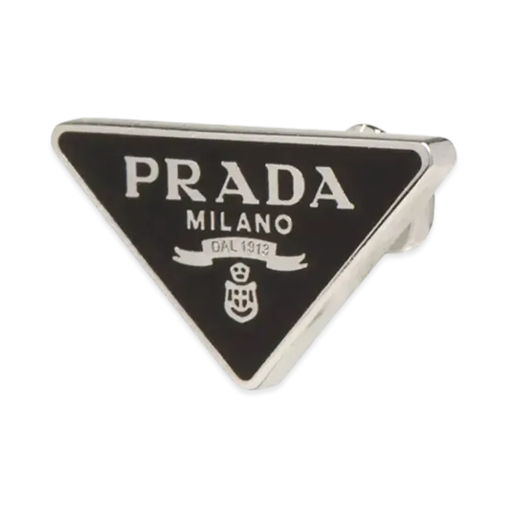 PRADA Prada Symbol Right Ear Earrings "Black"
